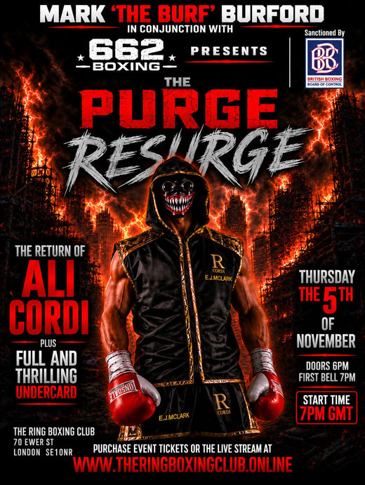 Live Boxing at The Ring - GENERAL STANDING TICKET.