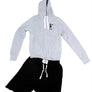 The Ring Black & Grey Sweat Top & Shorts Combo
